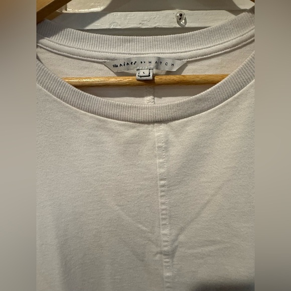 The Nines by HATCH Cream Crew Neck Tee - Picture 3 of 3